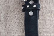 Black belt with rhinestones