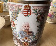 Antique WW1 Austrian Commemorative Enamel Cup Circa 1915