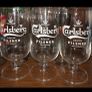 Carlsberg Pilsner pint beer glasses Image 2