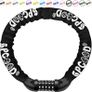 Bike Locks Heavy Duty/Bicycle Chain/Cycling Lock (14 Colors) 5-Digits Codes Resettable 100,000 Codes for Bike Cycle, Moto, Door, Gate Fence 830mm Length(Black) Image 8