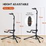 Guitar Stands with Neck Holder Folding Tripod Floor Metal Universal Holder, for Acoustic Electric Guitars Ukulele Violin Banjo Mandolin (FREE POSTAGE) Image 3