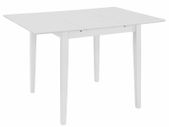 Extendable Dining Table White (80-120)x80x74 cm MDF