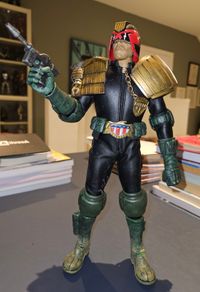 2000AD ThreeA 3A Judge Dredd 1/6 scale figure (damaged)
