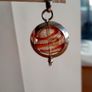 Silver and glass swirl pendant Image 7