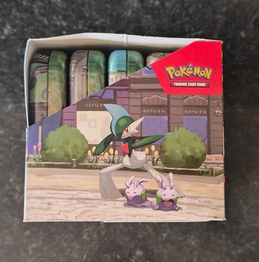 FREE Tracked Shipping, Pokemon Lumiose City Mini Tin Display