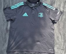 Leinster Rugby Polo Shirt Extra Large XL Adidas