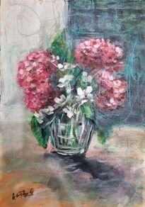 ArtH2O 2025 - Hydrangeas in Turquoise Light A3