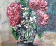 ArtH2O 2025 - Hydrangeas in Turquoise Light A3
