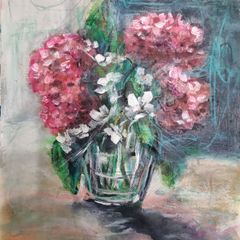 ArtH2O 2025 - Hydrangeas in Turquoise Light A3