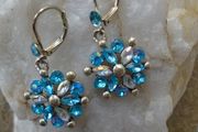 Turquoise earrings, Drop earrings, Costume jewellery