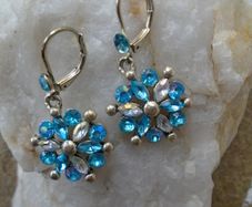Turquoise earrings, Drop earrings, Costume jewellery