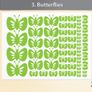 Stars, Hearts, Butterflies, Flowers, Prams Wall Sticker For Home Decorating / Vinyl Decal (Free Shipping) Image 4