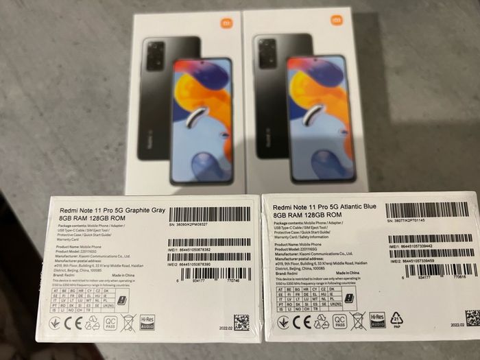 Redmi Note 11 Pro,8GB/128GB Brand anew Sealed 2 Years Warranty (Star Blue,Polar White Colour )
