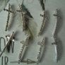 Jewellery making supplies,Rhinestone cross beads,Bracelet bars Image 3