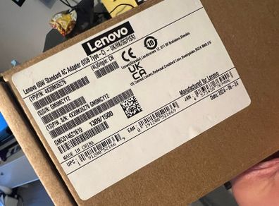 Lenovo 65W charger USB Type C