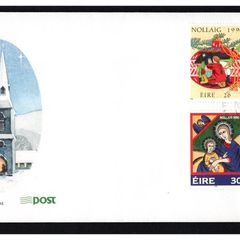 1990 Ireland Christmas Commemorative Stamps An Post First Day Cover (FDC)