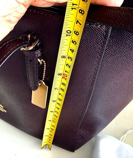 Coach bag burgundy