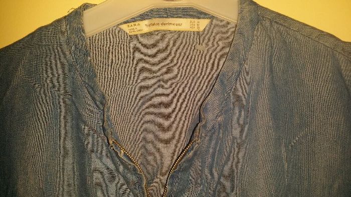 Zara Trafaluc Denimwear oversize bomber jacket size UK10/12 EU38/40 Postage included