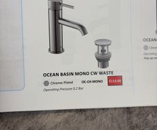 Ocean mono basin mixer