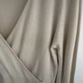 jumper beige wrap effect jumper small Dunnes stores Image 8