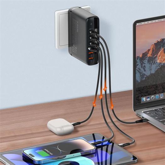 Ldnio 140w Gan Super Fast Desktop Charger - Uk/ireland Plug