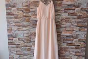 Miss Selfridge Peach Maxi dress size 8
