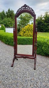 Mahogany mirror