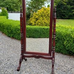 Mahogany mirror