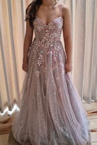 Pink ball gown