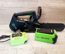 Greenworks 10 inch 40V Battery Chainsaw with Brushless Motor