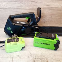 Greenworks 10 inch 40V Battery Chainsaw with Brushless Motor