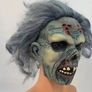 Halloween zombie latex mask with hair. Image 2