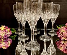 Galway Crystal Water Goblets x6