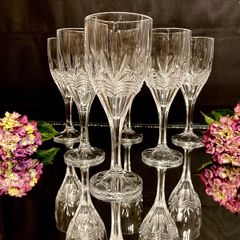 Galway Crystal Water Goblets x6