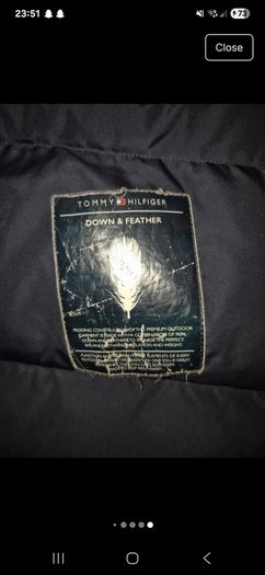 Tommy Hilfiger Red Winter Parka Jacket