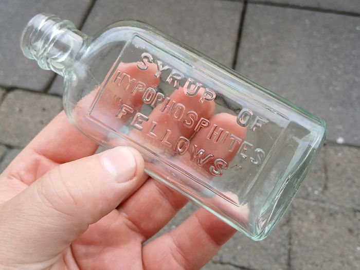 Vintage Syrup of Hypophosphites  Fellows bottle