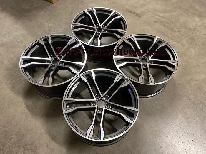 19" Inch SQ8 Audi style wheels A3 A4 A6 Golf Caddy Van Seat Leon Skoda 5x112