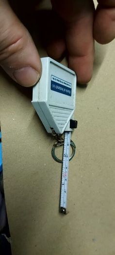 Vintage bank of Ireland measurement tape key ring , unusual novelty item ,,price includes post to anywhere in Ireland thank you, or if buyer collects cheaper, used condition see pictures for condition ,sold as seen