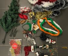 Various Christmas decorations