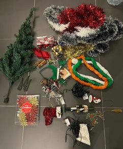 Various Christmas decorations