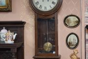 Antique Irish Oak Wall Clock, c.1910