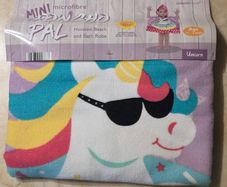 Toddler Microfibre Changing Robe - Unicorn
