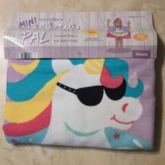 Toddler Microfibre Changing Robe - Unicorn