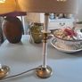 2 x Brass Vintage Candle brass Lamps Image 5