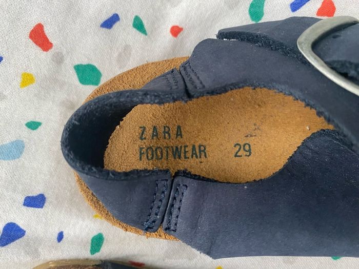 Like New: Boys Zara Leather Sandals (Size 11 Junior)