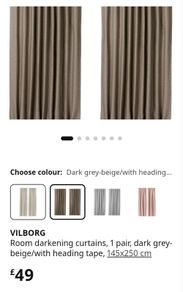 Green black out curtains