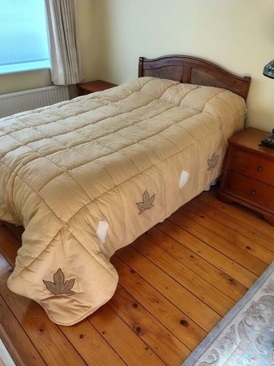 Luxury Heavy Quilted Double Bedspread Set