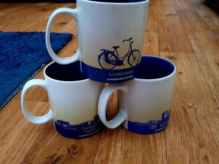 Starbucks City Mug Collection - Belfast, Amsterdam & Cardiff