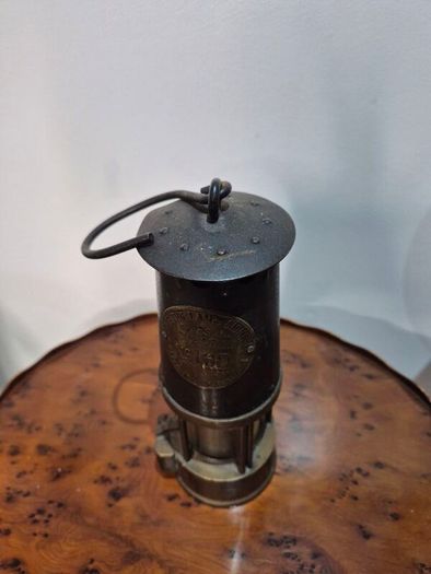 Rare Antique Type S L Miners Safety Lamp Protector Lamp Co. No. 199