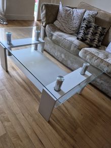 Glass Top Coffee Table